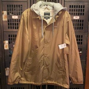 Vans coaches jacket with hood